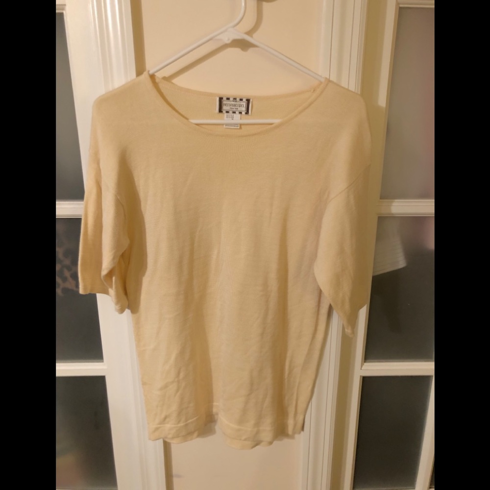 Henri Bendel silk sweater M